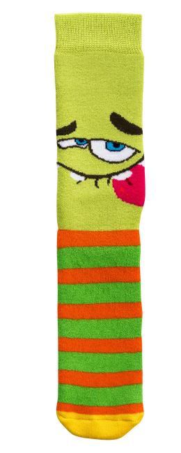 6 Paar TippTexx 24 Kinder ABS Stoppersocken Lustige Monster